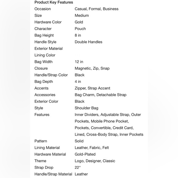 Navy Etta carryall purse Coach nwt retail $398 - Picture 5 of 5